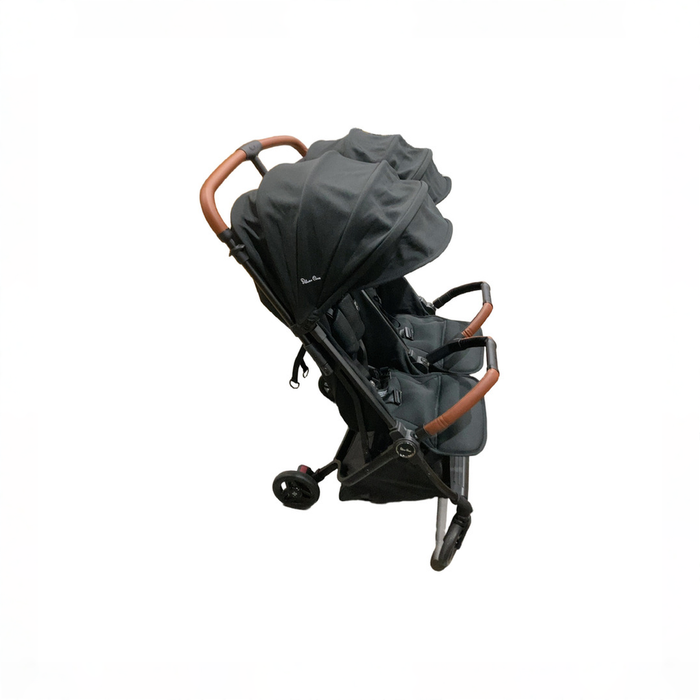 Shop Silver Cross Jet Double Travel Stroller, 2025, Black at GoodBuy Gear