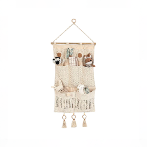 Shop Crane Baby Willow Wall Storage Organizer With Pockets, Natural at GoodBuy Gear