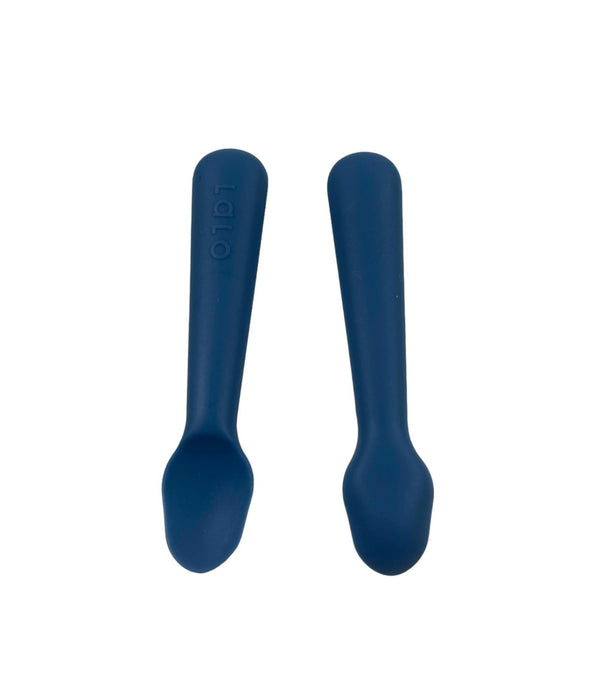 Lalo Little Spoon 2 Pack, Blueberry