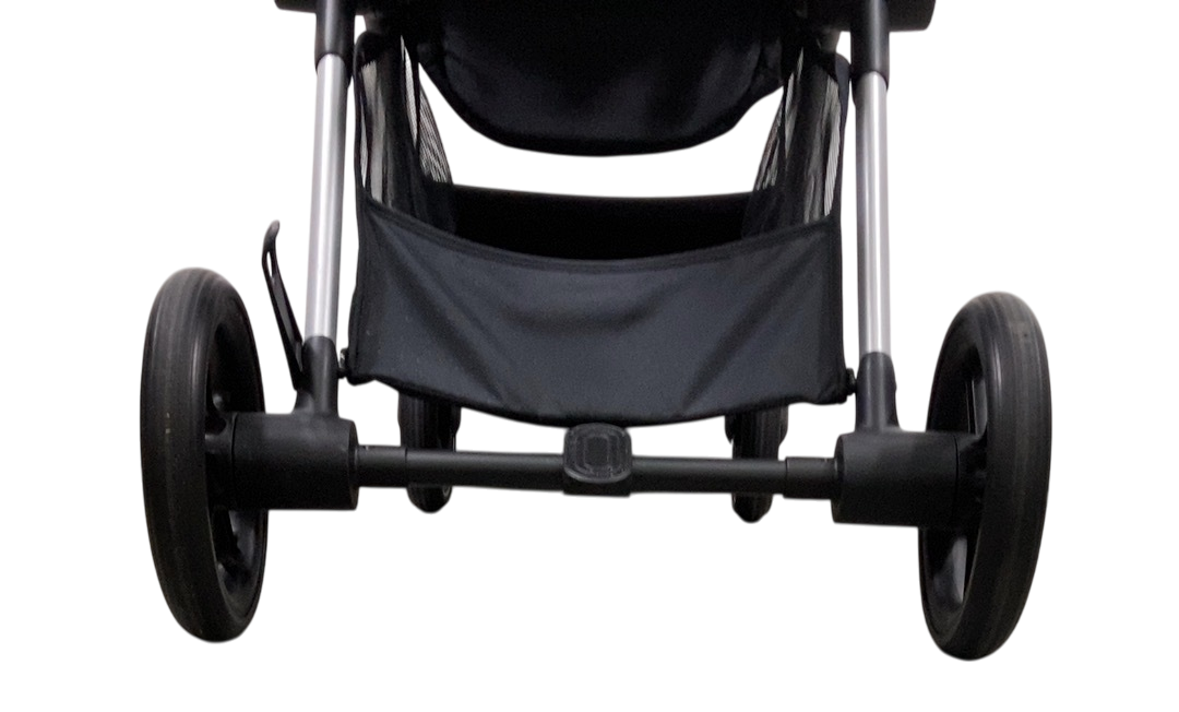 Shop Cybex Eos Stroller, 2024, Moon Black, Silver at GoodBuy Gear