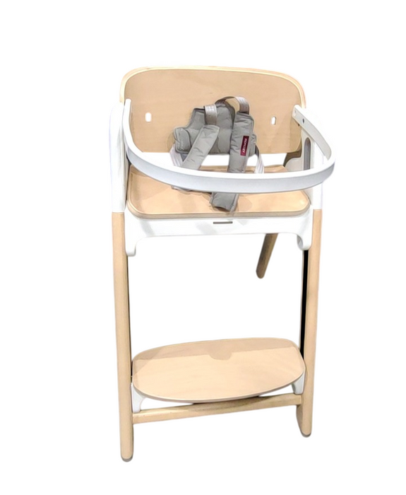 Momcozy DinerPal Wooden High Chair, Natural Wood, without Cushion