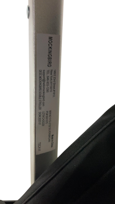 Shop Mockingbird Single to Double 2.0 Stroller, 2025, Silver With Penny Leather, Sky, Watercolor Drops at GoodBuy Gear