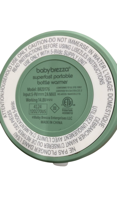 Shop Baby Brezza Super Fast Portable Bottle Warmer, Green at GoodBuy Gear