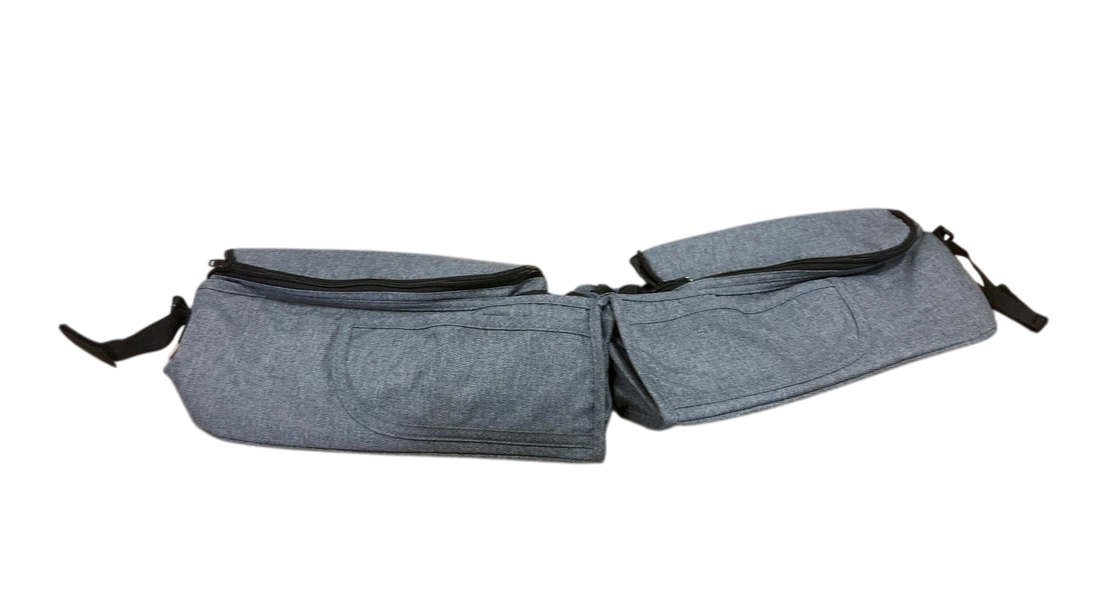 Shop Zoe Double Stroller Organizer, Luxe Grey at GoodBuy Gear