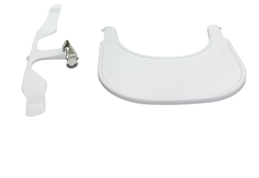 Shop Hauck Alpha+ Grow Along Wooden High Chair Seat with White Removable Tray, Missing seat harness, Natural/White at GoodBuy Gear