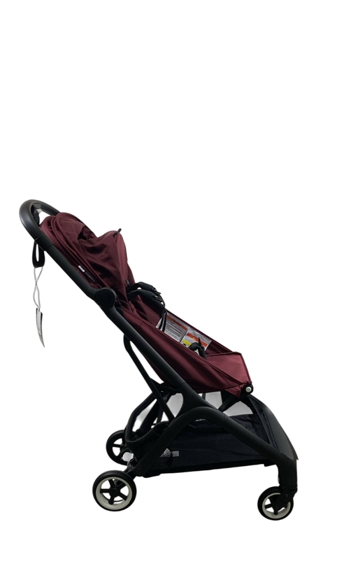 Shop Bugaboo Butterfly Stroller, 2024, Black, Dark Cherry, Dark Cherry at GoodBuy Gear