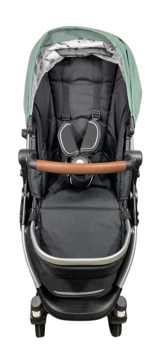 Shop Mockingbird Single to Double 2.0 Stroller, 2024, Sage, Silver With Penny Leather, Watercolor Drops at GoodBuy Gear