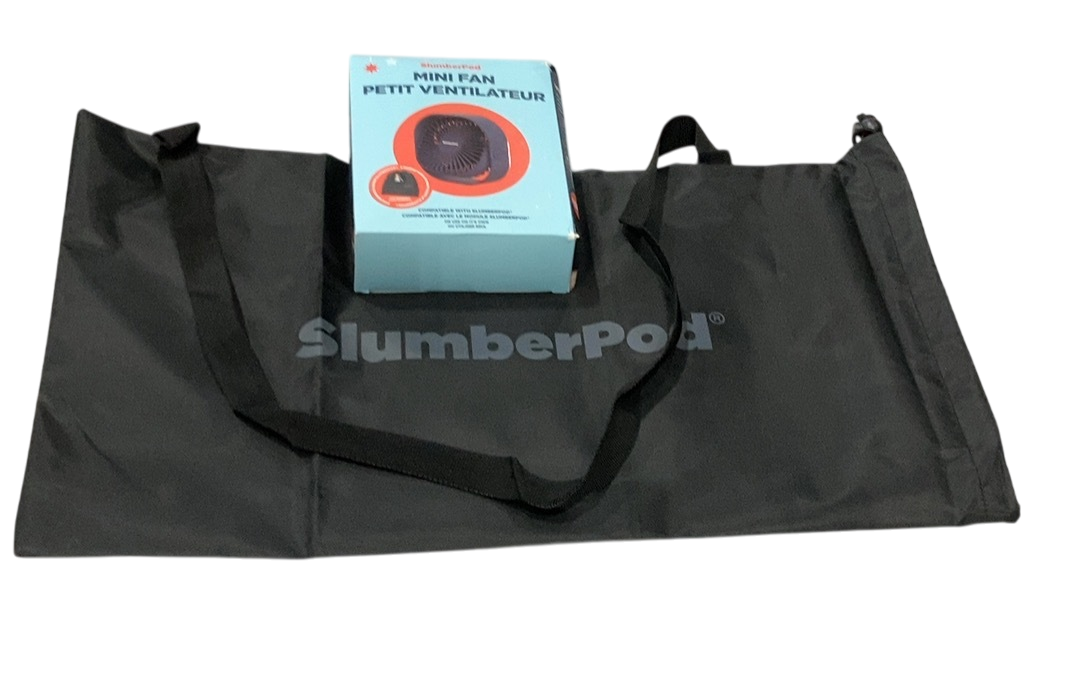 Shop SlumberPod 3.0 Sleep Canopy with Fan, Black with Gray Accents at GoodBuy Gear