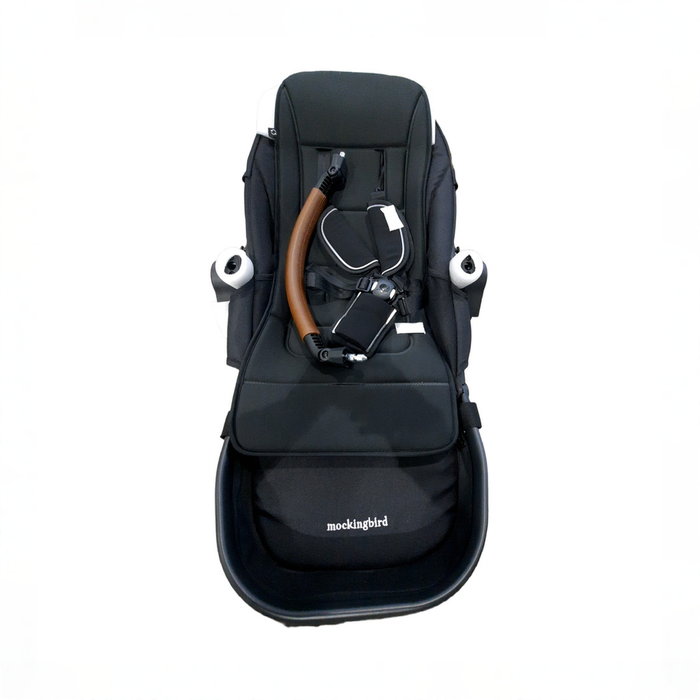 Shop Mockingbird 2nd Seat Kit 3.0, Black Windowpane, Charcoal with Penny Leather at GoodBuy Gear