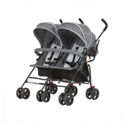 Shop Dream On Me Volga Twin Umbrella Stroller, Dark and Light Grey at GoodBuy Gear