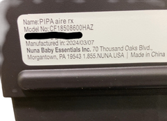 Shop Nuna Pipa Aire RX Infant Car Seat, 2024, Hazelwood at GoodBuy Gear