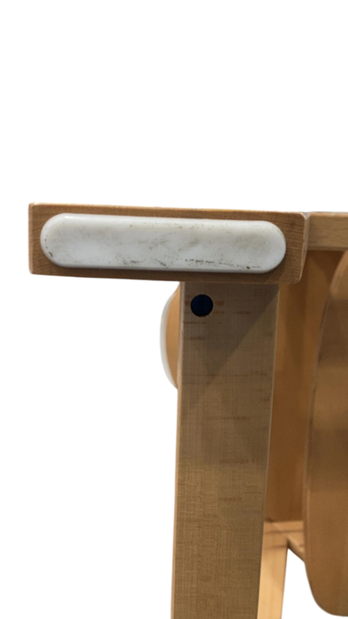 Shop Hauck Alpha+ Grow Along Wooden High Chair Seat with White Removable Tray, Natural/White, With seat harness at GoodBuy Gear