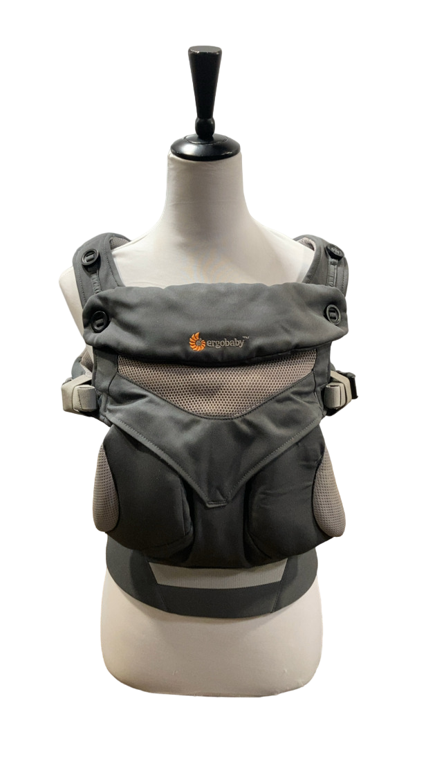 ergobaby 360 carrier cool air carbon grey Ergobaby 360 All Positions Cool Air Mesh Baby Carrier, Carbon Grey