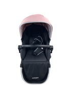 used Mockingbird 2nd Seat Kit with Extendable Canopy, Pink, Windowpane, Silver with Black Leather, 2021