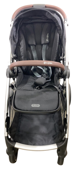 Shop Cybex Gazelle S Modular Stroller, 2024, Moon Black, Silver Frame at GoodBuy Gear