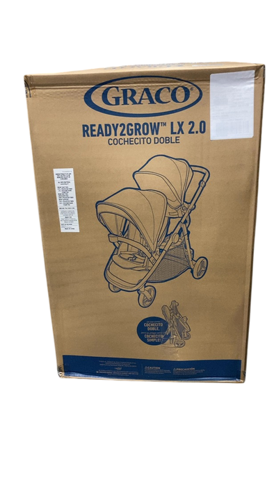 Shop Graco Ready2Grow LX 2.0 Double Stroller, 2025, Clark at GoodBuy Gear