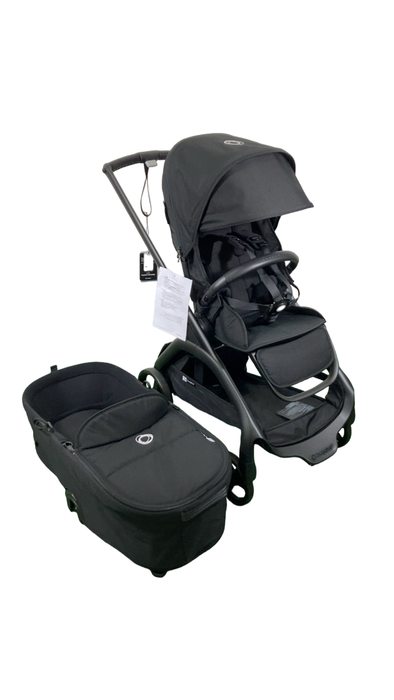Shop Bugaboo Dragonfly Bassinet and Seat Stroller, Midnight Black, Midnight Black, Black, 2024 at GoodBuy Gear