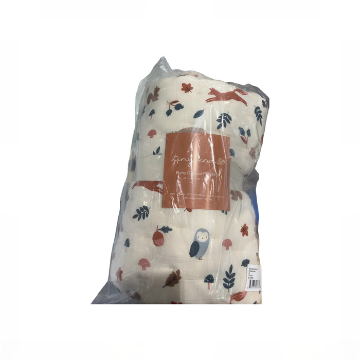 Shop Tiny Kind Baby Quilted Play Mat, Woodland Story at GoodBuy Gear