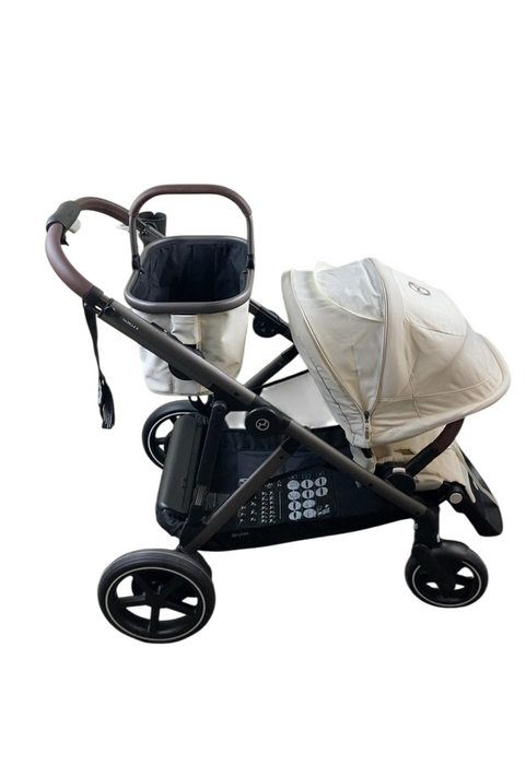Shop Cybex e-Gazelle S Stroller, 2024, Seashell Beige, Taupe at GoodBuy Gear
