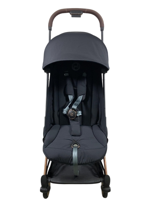 Shop Cybex Coya Stroller, 2023, Rose Gold, Sepia Black at GoodBuy Gear