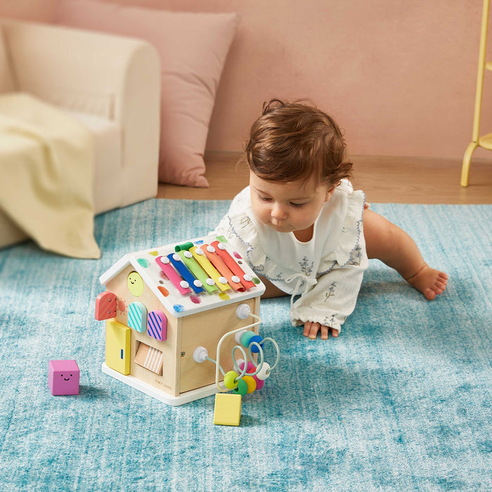 Tiny Land Cottage Activity Cube, Rainbow