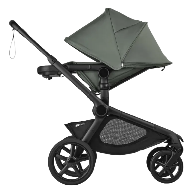 Shop Bugaboo Kangaroo Single To Double Stroller, 2026, Black, Forest Green, Forest Green at GoodBuy Gear