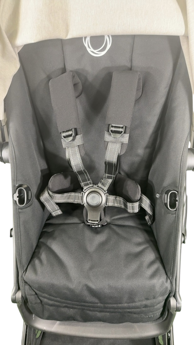 Shop Bugaboo Kangaroo Single To Double Stroller, 2024, Black, Midnight Black, Misty White at GoodBuy Gear