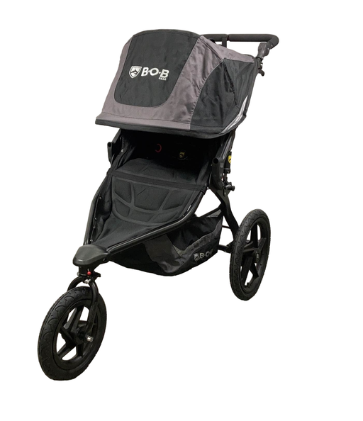 secondhand BOB Revolution Flex 3.0 Single Jogging Stroller, 2022, Graphite