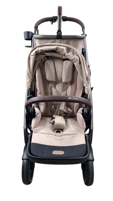 Shop Cybex e-Gazelle S Stroller, 2024, Almond Beige, Taupe at GoodBuy Gear