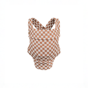 Shop Mabē The Monarch Carrier, Mocha Check at GoodBuy Gear