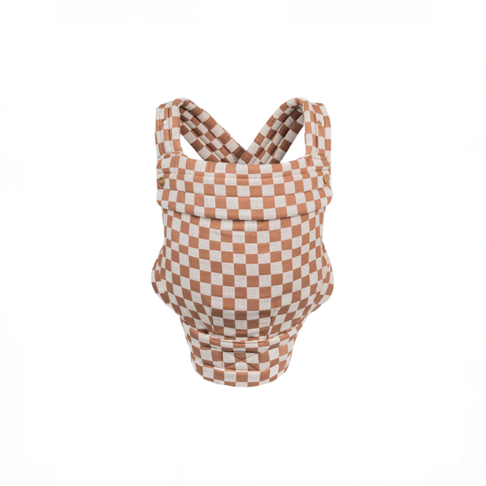 Shop Mabē The Monarch Carrier, Mocha Check at GoodBuy Gear