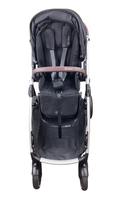 Shop Cybex Gazelle S Modular Stroller, 2024, Moon Black, Silver Frame at GoodBuy Gear