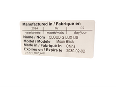 Shop Cybex Cloud G Lux with SensorSafe, 2024, Moon Black at GoodBuy Gear