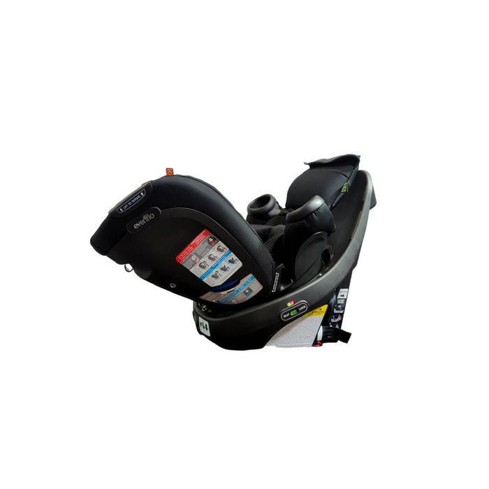 Shop Evenflo Revolve 360 Extend All-in-One Rotating Car Seat with Quick Clean Cover, 2024, Revere Gray at GoodBuy Gear