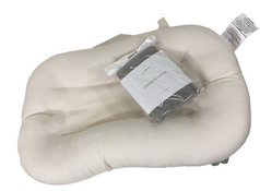 Shop Snuggle Me Organic Sensory Infant Lounger with Cover, Stone, Stone at GoodBuy Gear