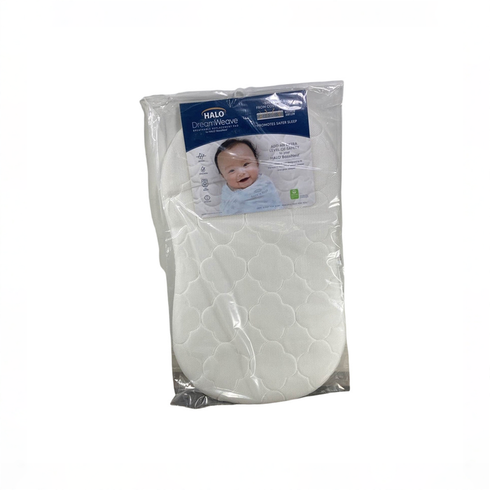 Shop Halo Dreamweave Breathable BassiNest Replacement Pad, White at GoodBuy Gear