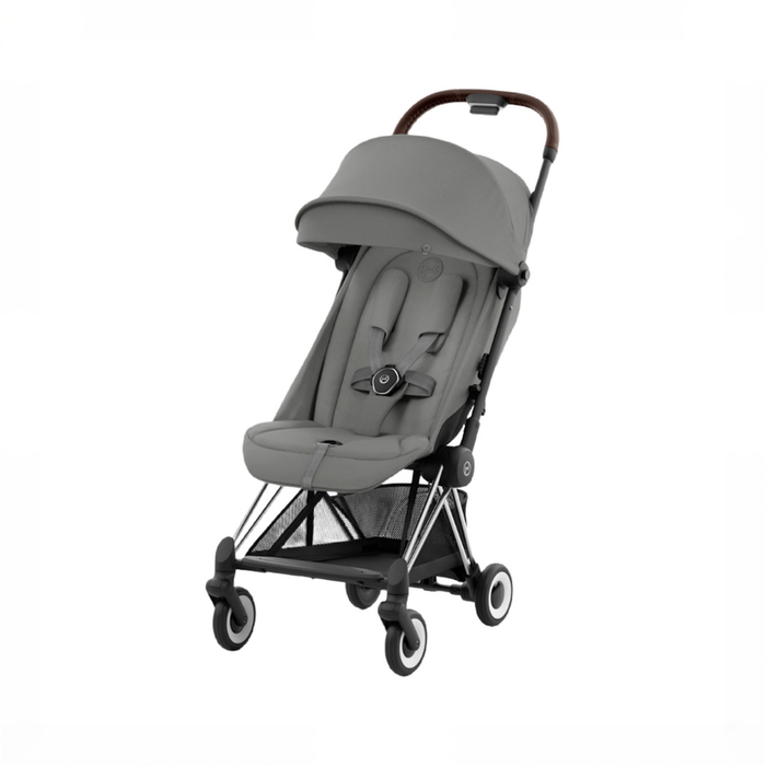 Shop Cybex Coya Stroller, 2024, Chrome, Mirage Grey at GoodBuy Gear