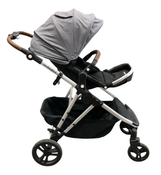 Shop Mockingbird Single to Double 2.0 Stroller, Heather Grey, Silver With Penny Leather, 2025, Solid Grey at GoodBuy Gear