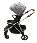 Shop Mockingbird Single to Double 2.0 Stroller, 2025, Heather grey, Silver With Penny Leather, Solid Grey at GoodBuy Gear