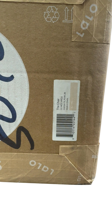 Shop Lalo The Chair, Grapefruit, Natural Wood at GoodBuy Gear