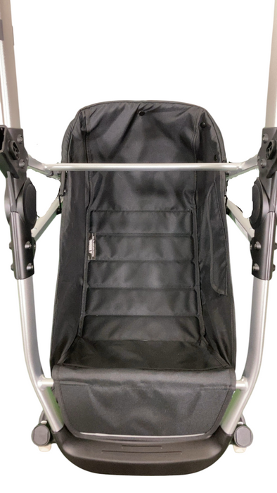 Shop Mockingbird 2.0 Single to Double Stroller Frame, 2024, Silver With Penny Leather at GoodBuy Gear