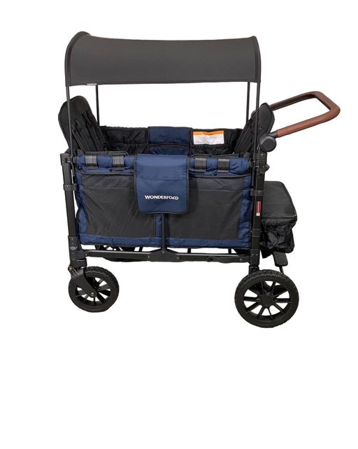 secondhand Wonderfold W4 Luxe Quad Stroller Wagon, 2023, Noble Navy