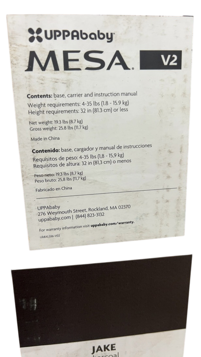 Shop UPPAbaby MESA V2 Infant Car Seat, Jake Charcoal, 2025 at GoodBuy Gear