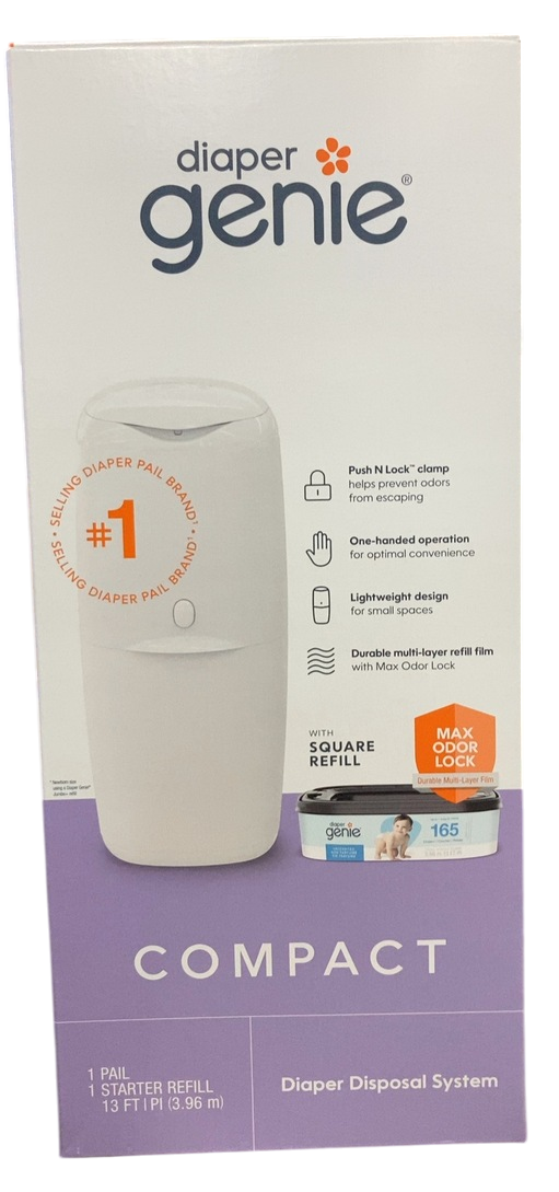 Shop Diaper Genie Compact Pail, White at GoodBuy Gear