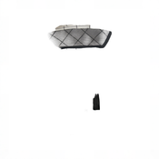 Shop Mockingbird 2nd Seat Kit with Extendable Canopy, Black, Silver With Penny Leather, Windowpane at GoodBuy Gear