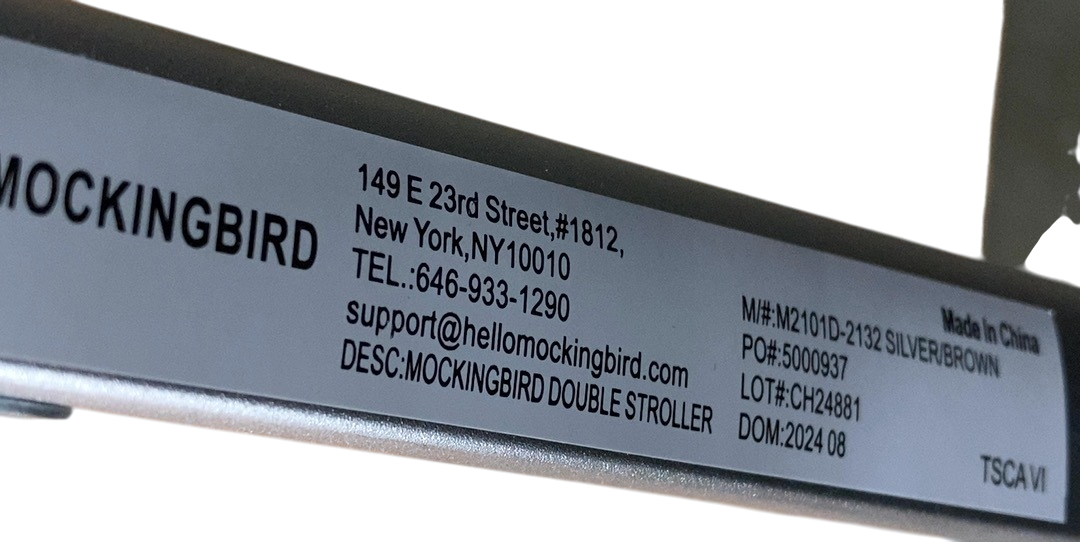 Shop Mockingbird Single to Double 2.0 Stroller, 2024, Black, Silver With Penny Leather, Watercolor Drops at GoodBuy Gear