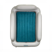 Shop SlumberPod SlumberTot Inflatable Toddler Bed, Gray/Teal at GoodBuy Gear