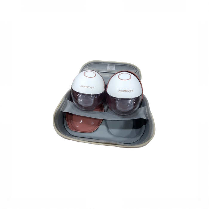 Shop Momcozy All-in-one M5 Double Wearable Breast Pump, Gradiant Pink at GoodBuy Gear