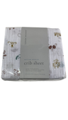 Shop Little Unicorn Cotton Muslin Fitted Crib Sheet, Animal Crowd at GoodBuy Gear