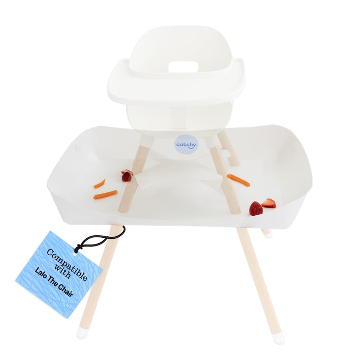 Catchy The Food Catcher For High Chairs, White, For Lalo
